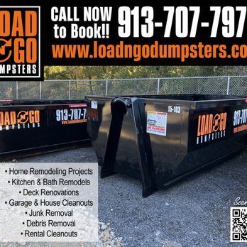 Load-N-Go Dumpsters - Are you tired of looking at all the same junk that you've been meaning to clean up for years? Call us today & get a free quote! 913-707-7977 - Dumpster Rental Near Me Load-N-Go Dumpsters - Are you tired of looking at all the same junk that you've been meaning to clean up for years? Call us today & get a free quote! 913-707-7977 - Dumpster Rental Near Me
