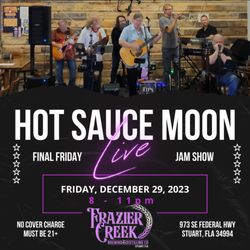 Frazier Creek Brewing and Distilling - Live Music with Hot Sauce Moon December 29