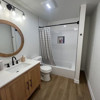 Harber Construction - Bathroom Remodel After - Fences & Gates Near Me Harber Construction - Bathroom Remodel After - Fences & Gates Near Me