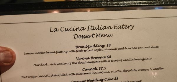 Menu photo 3 La Cucina Italian Eatery Reno, NV Menu photo 3 La Cucina Italian Eatery Reno, NV