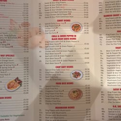 Wok This Way - Menu, March 2016