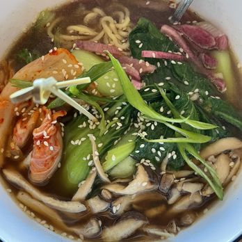 Root Down DIA - Shoyu Ramen (Vegan) - New American Near Me - Denver, Colorado Root Down DIA - Shoyu Ramen (Vegan) - New American Near Me - Denver, Colorado