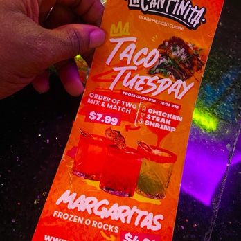 La Cantinita - Taco Tuesday Menu - Mexican Near Me - Massapequa Park, New York
