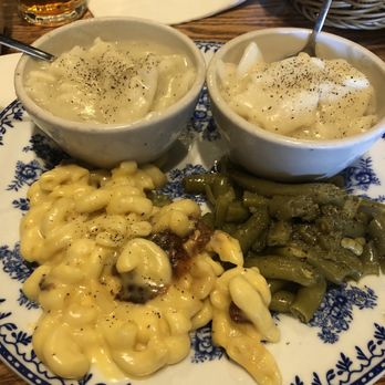 Cracker Barrel Old Country Store - My old faithful standby order. Country Vegetable plate with green beans, macaroni, and 2 dumplings. - American Near Me - Mobile, Alabama Cracker Barrel Old Country Store - My old faithful standby order. Country Vegetable plate with green beans, macaroni, and 2 dumplings. - American Near Me - Mobile, Alabama