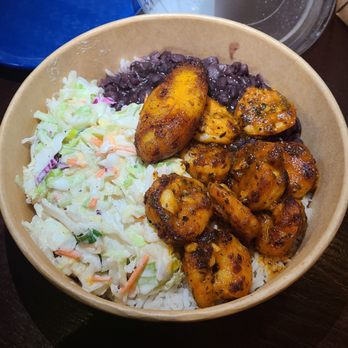 Bongos - Spicy Shrimp Plate - Cuban Near Me - Seattle, Washington