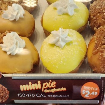 Krispy Kreme - The mini The funny thing is I taste both...the donut and the pecan topping in the pecan pie - Donuts Near Me - Los Angeles, California Krispy Kreme - The mini The funny thing is I taste both...the donut and the pecan topping in the pecan pie - Donuts Near Me - Los Angeles, California