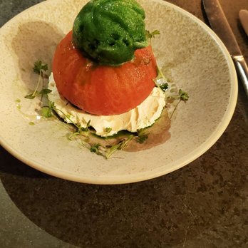 Melville Castle Hotel - Tomato pesto sorbet salad! It was fantastic,  and Amy our server was great! - Hotels Near Me - Edinburgh, MLN