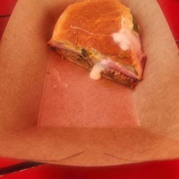 Half of Cuban Sandwich Half of Cuban Sandwich