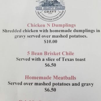 The Gravy Train - a menu for gravy train - Food Trucks Near Me The Gravy Train - a menu for gravy train - Food Trucks Near Me