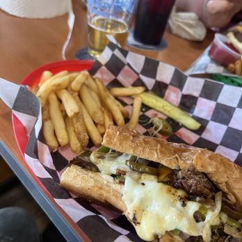 Papa Jake's - Steak bomb with jalapeños - Sports Bars Near Me - Teaticket, Massachusetts Papa Jake's - Steak bomb with jalapeños - Sports Bars Near Me - Teaticket, Massachusetts