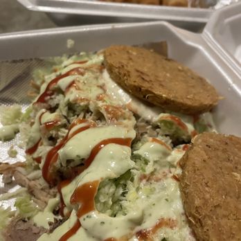 Venezuelan Cheat Meal - meat, cheese, and sauce in a styrofoam container - Food Trucks Near Me - Westfield, Indiana Venezuelan Cheat Meal - meat, cheese, and sauce in a styrofoam container - Food Trucks Near Me - Westfield, Indiana