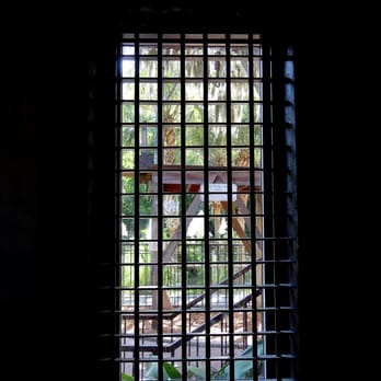 Old Jail Museum - If you think this prisoner was lucky for having a window with a view, think again: the view is of the gallows, meant to scare. - Landmarks & Historical Buildings Near Me - St. Augustine, Florida Old Jail Museum - If you think this prisoner was lucky for having a window with a view, think again: the view is of the gallows, meant to scare. - Landmarks & Historical Buildings Near Me - St. Augustine, Florida