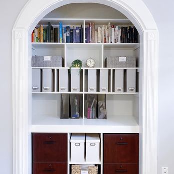Rescue My Space - OFFICE CLOSET - AFTER - Home Organization Near Me Rescue My Space - OFFICE CLOSET - AFTER - Home Organization Near Me