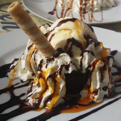 La Venencia - Coulant de chocolate con helado de vainilla