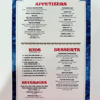 Mi Tequila - Menu - Mexican Near Me - Gilbertown, Alabama Mi Tequila - Menu - Mexican Near Me - Gilbertown, Alabama