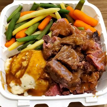 Lahaina Chicken - Prime Rib (w/extra slice)with mash potatoes and mixed veggies - Fast Food Near Me - Honolulu, Hawaii Lahaina Chicken - Prime Rib (w/extra slice)with mash potatoes and mixed veggies - Fast Food Near Me - Honolulu, Hawaii