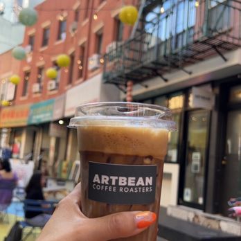 Artbean Coffee - Shaken espresso with sweet coconut cream - Art Galleries Near Me - New York, New York