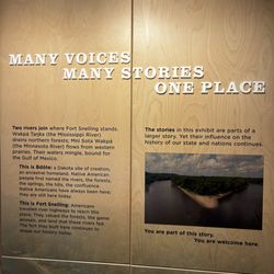 Visitor center exhibit