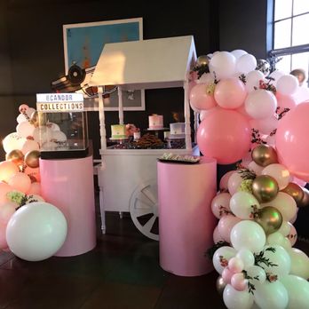 Platinum Prop House - Dessert Cart and pink cylinders were a total hit at this Valentine's Day event. - Party Equipment Rentals Near Me - Gardena, California Platinum Prop House - Dessert Cart and pink cylinders were a total hit at this Valentine's Day event. - Party Equipment Rentals Near Me - Gardena, California