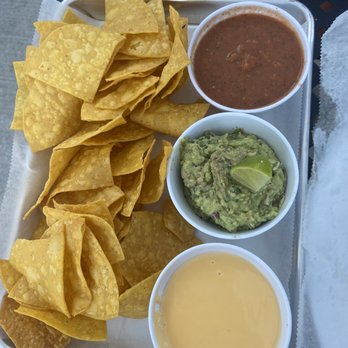 Lucharitos - Chip Dip Trio - Tacos Near Me - Center Moriches, New York Lucharitos - Chip Dip Trio - Tacos Near Me - Center Moriches, New York