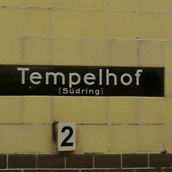 S+U-Bhf. Tempelhof - Die U-Bahn Station. - Metro Stations Near Me - Berlin, BE S+U-Bhf. Tempelhof - Die U-Bahn Station. - Metro Stations Near Me - Berlin, BE