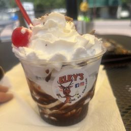 Gold digger sundae