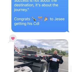 In motion trucking - Congrats to our grads