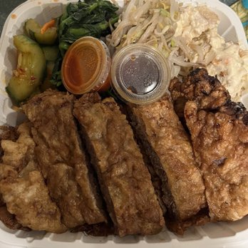Tasty Korean BBQ 3 - Meat jun plate - Korean Near Me - Kaneohe, Hawaii Tasty Korean BBQ 3 - Meat jun plate - Korean Near Me - Kaneohe, Hawaii