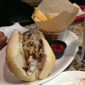 AWSOM Wings - Alhambra - Philly Cheesesteak with Fries. - Chicken Wings Near Me - Alhambra, California