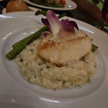 Embers Steakhouse - Roasted Seabass with Risotto - Steakhouses Near Me - Albuquerque, New Mexico