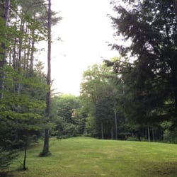Blueberry Pond Campground - the large open field adjacent to tent site #12 @ blueberry pond campground