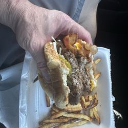 Double "6" Diner - This place was a pleasant surprise. Made fresh double bacon cheeseburger was really, really good. I like their style of fries as well.