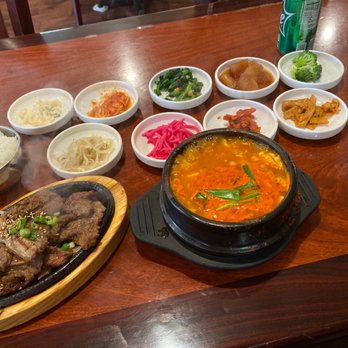 Daol Tofu - Combo with Galbi and medium spicy Sundubu - Korean Near Me - Oakland, California