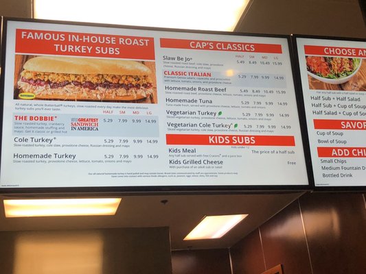 Menu photo 1 Capriotti's Sandwich Shop Las Vegas, NV Menu photo 1 Capriotti's Sandwich Shop Las Vegas, NV