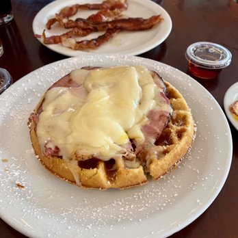Alo Cafe - Montecristo waffle, mike said very good! - Breakfast & Brunch Near Me - Scottsdale, Arizona Alo Cafe - Montecristo waffle, mike said very good! - Breakfast & Brunch Near Me - Scottsdale, Arizona