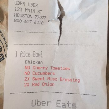 Adair Kitchen - So precise with honoring their Ubereats order requests, thank you Adair!! - New American Near Me - Houston, Texas