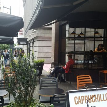 Trees Organic Coffee - Outside seating area - Cafes Near Me - Vancouver, British Columbia