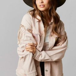 The Prissy Peacock - Awsome new blush jacket from Fantastic Fawn!