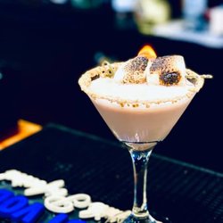The Grey Owl Bar & Grill - S'mores martini.
