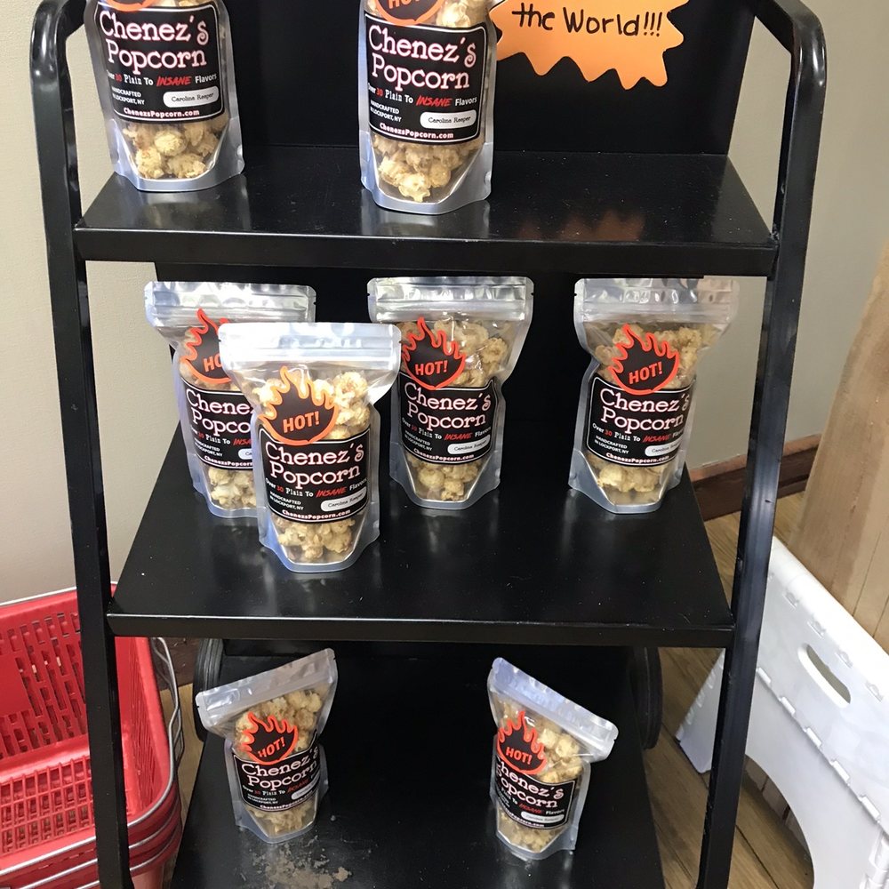 Chenez's Popcorn - Carolina Reaper Popcorn - Candy Stores Near Me - Lockport, New York Chenez's Popcorn - Carolina Reaper Popcorn - Candy Stores Near Me - Lockport, New York