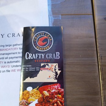 Crafty Crab - Menu front - Seafood Near Me - Alexandria, Virginia Crafty Crab - Menu front - Seafood Near Me - Alexandria, Virginia