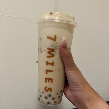 7 Miles Tea Lab - Belgium cookie milk tea - Bubble Tea Near Me - Artesia, California 7 Miles Tea Lab - Belgium cookie milk tea - Bubble Tea Near Me - Artesia, California