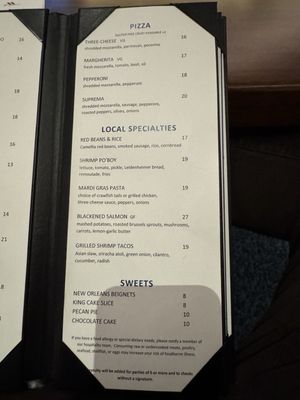 Menu photo 8 55 Fahrenheit New Orleans, LA