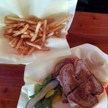 Seal Beach Grill - Kimi Pastrami Sandwich and Fries - Salad Near Me - Seal Beach, California Seal Beach Grill - Kimi Pastrami Sandwich and Fries - Salad Near Me - Seal Beach, California