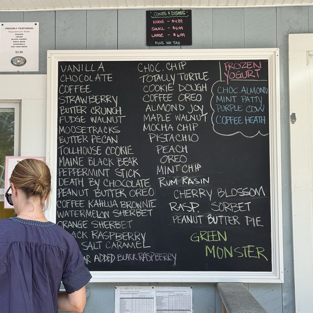 The Ice House - Ice cream flavors - Ice Cream & Frozen Yogurt Near Me - Rye, New Hampshire