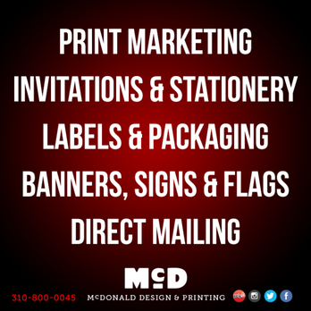 McDonald Design & Printing - Printing Services Near Me McDonald Design & Printing - Printing Services Near Me