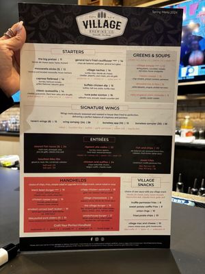 Menu photo 7 Village Brewing Company Somerville, NJ