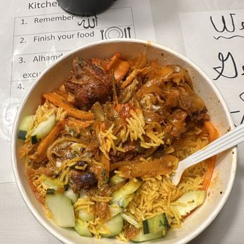Hoyo's Kitchen - Goat Bowl - African Near Me - Columbus, Ohio Hoyo's Kitchen - Goat Bowl - African Near Me - Columbus, Ohio