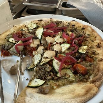 Sixty Vines - A veggie pizza was one of the appetizers. - Wine Bars Near Me - Gaithersburg, Maryland Sixty Vines - A veggie pizza was one of the appetizers. - Wine Bars Near Me - Gaithersburg, Maryland