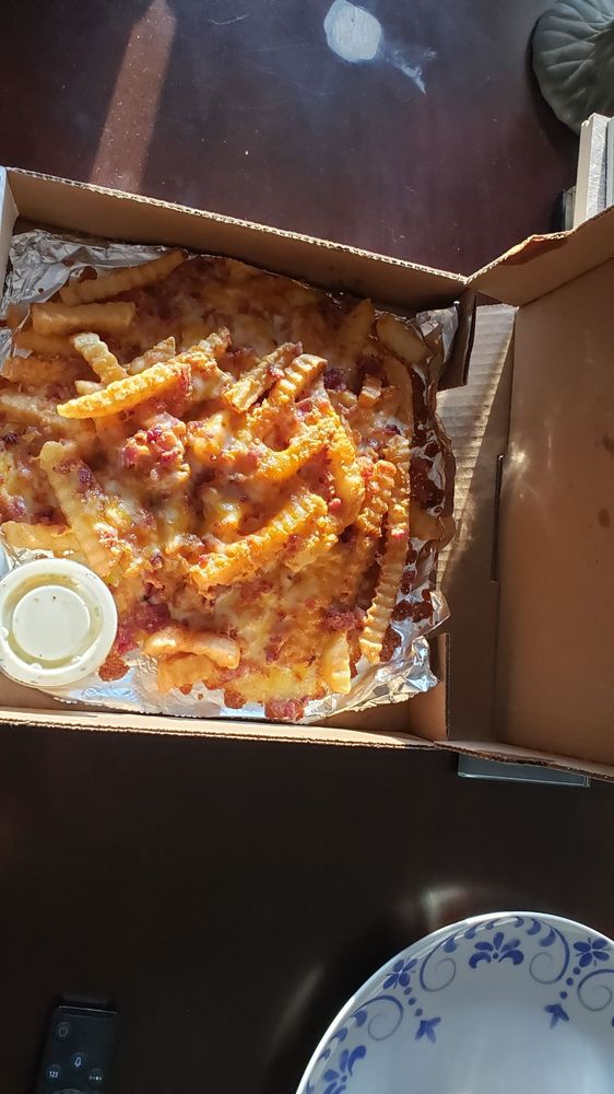 Cheese fries Chicken wings boneless Xlarge pie Yelp